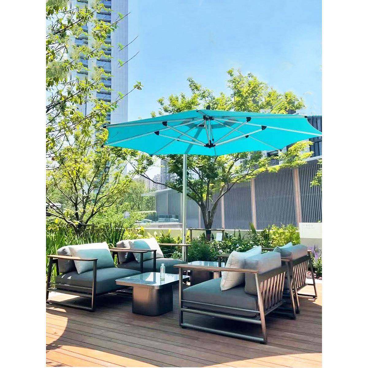 户外沙发不锈钢庭院别墅休闲家具室外售楼部工程防水防晒沙发组合,住宅家具,户外沙发,淘宝优惠券,粉丝福利购,淘宝优惠卷