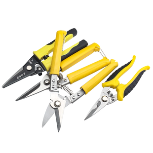 剪刀铁皮剪刀电工剪龙骨剪多功能直头铁皮金属剪剪铁丝网剪不锈钢