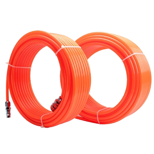 PU弹簧气管软管螺旋伸缩空压机气泵高压汽管快速接头气动风管8mm