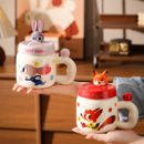 疯狂动物城2025新款 马克杯情侣陶瓷杯子女高颜值水杯圣诞生日礼物