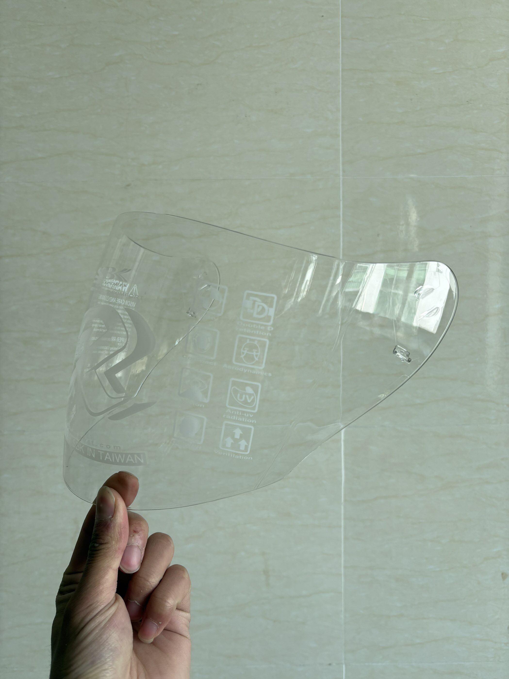 艾凯AK头盔镜片AK-718透明镜片