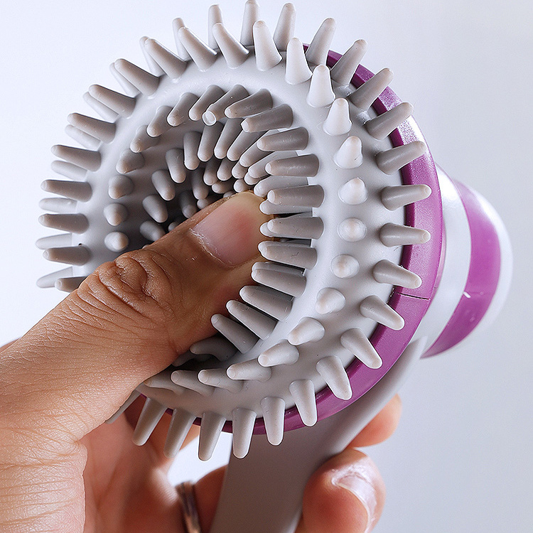 捶背器敲打锤颈肩养生按摩棒经络拍打器硅胶全身按摩神器健身穴位