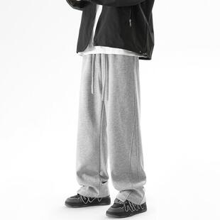 City Hipster 潮牌卫裤男春季2025年新款裤子宽松重磅350克休闲裤