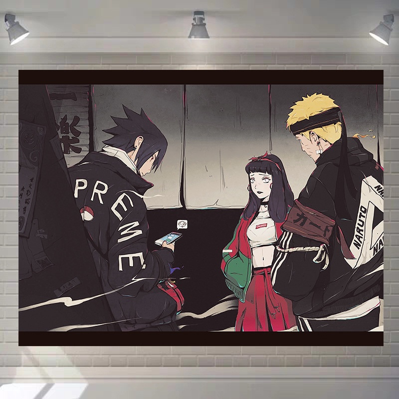 亚马逊/速卖通日本动漫火影忍者挂布 挂毯改造房间宿舍床头背景