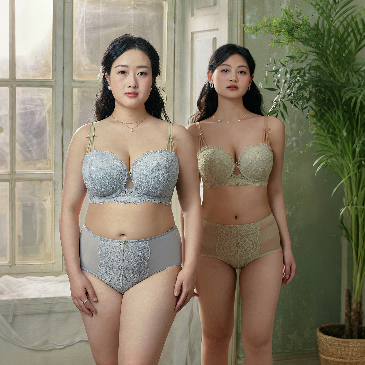 EMMAROSE春夏薄款蕾丝大胸显小内衣胖mm聚拢收副乳防下垂女士文胸