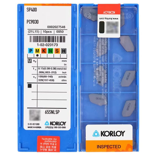 韩国克洛伊Korloy 单头切槽刀片 SP200/300/400/500/600 PC9030
