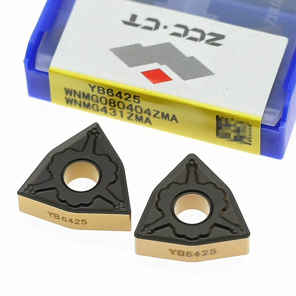 株洲钻石数控外圆刀片桃形WNMG080404/080408-ZMA YB6425正品刀粒