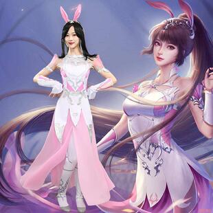 斗罗大陆cosplay五年后小舞cos服装之约儿童连衣裙假发全套装现货