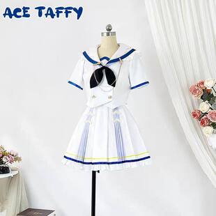 永雏塔菲保健委员新衣水手服全套含帽子配饰 开团 cosplay 套装