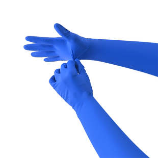 超长加厚防水冬季丁腈手套耐用橡胶家务女食品级厨房洗碗洗衣专用