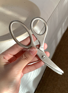 一木柠 304不锈钢儿童辅食剪刀食品级宝宝可剪肉便携食物可剪鸡骨