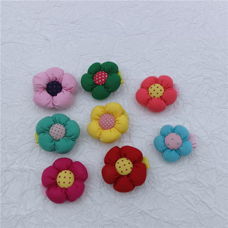 3岁以上甜美女孩花朵造型发夹