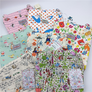 碎花围裙系带可调节 无袖 外贸可爱公园小狗海底世界印花纯棉经典 款