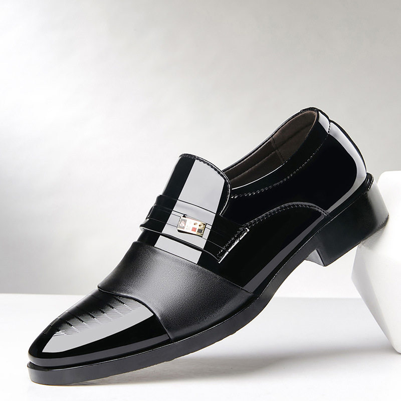 皮鞋潮客良品增高,防滑商务橡胶