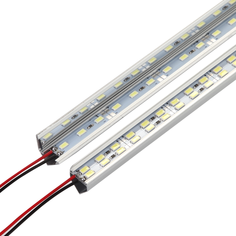 定制led灯带12v24硬灯条双排5630贴片高亮珠宝黄金手机柜台灯条