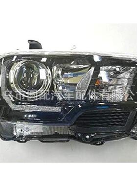 跨境热卖新款适用丰田TACOMA2016款大灯全黑饰框汽车照明灯具