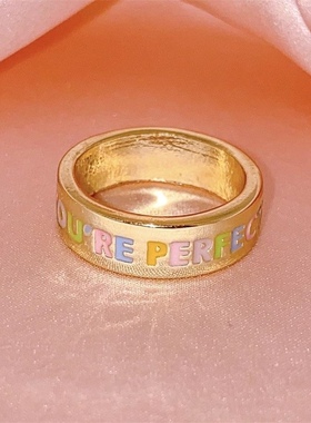 sweetbones欧美滴油戒指辣妹风个性设计感