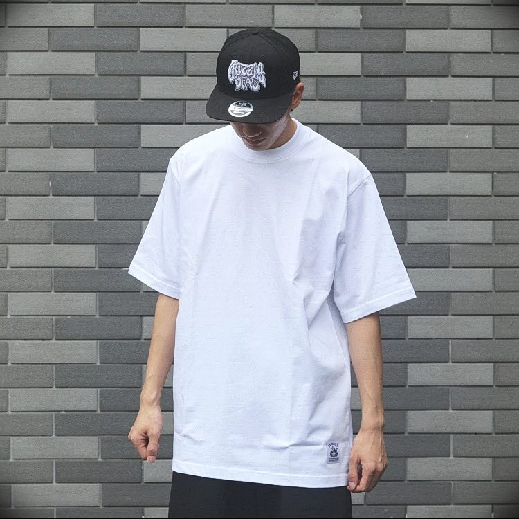 重磅 纯色T恤 宽松净色小领口纯棉打底短袖 街舞嘻哈bboy hiphop