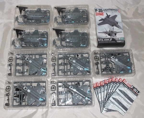 【现货】F-TOYS食玩 1:144 HIGH SPEC高精度6 F-35A F-35b闪电II