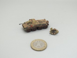 144 WWII German 8轮车 Sd.Kfz.234 二合一 展示
