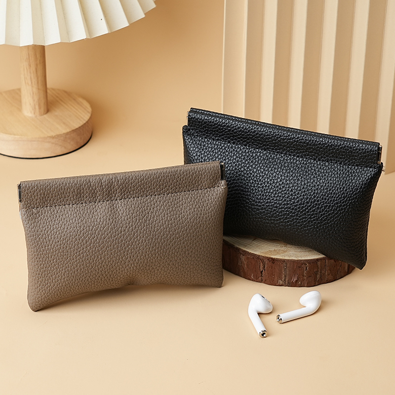 自动闭合耳机随身袋数据线收纳包