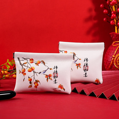 弹片印花零钱包收纳包