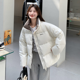 年冬季新款加厚学生服女短款韩版小个子加厚面包服学院风