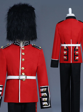 儿童欧洲卫队舞台演出服卫士兵六一表演英国侍卫仪仗队服威廉王子