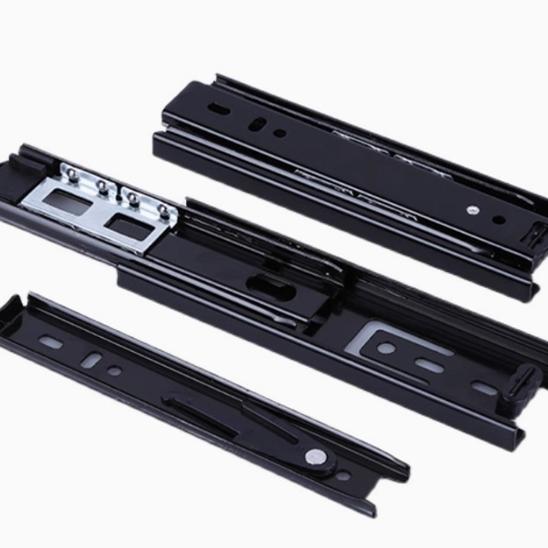 二节轨三节抽屉轨道床头柜