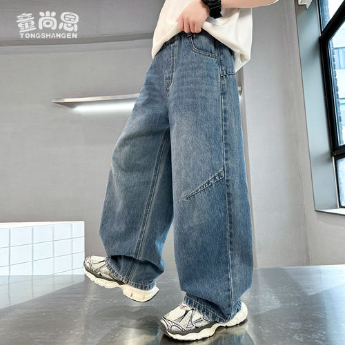 男童牛仔裤夏季薄款2026新款