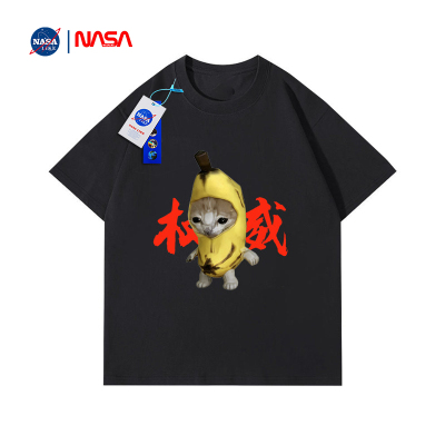 NASALIKE联名纯棉短袖搞笑T恤