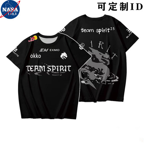 Spirit绿龙战队同款CS2短袖T恤