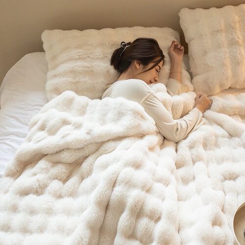 Blanket Soft Throw Blanket On Sofa Bed Plaids Adult Home毛毯