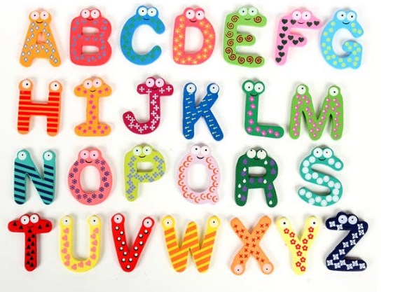 26PCS colorful Wooden Alphabet fridge magnet(Random Color)在類目 家居飾品, 貼飾, 冰箱磁性貼中 - 來自Buy2taobao.com提供專業的淘寶代購服務