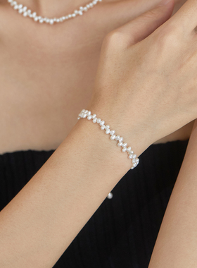 二八孔2-3mm淡水珍珠手链