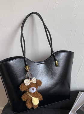 高级感复古托特大包女2026新款时尚百搭手提包爆款休闲通勤单肩包