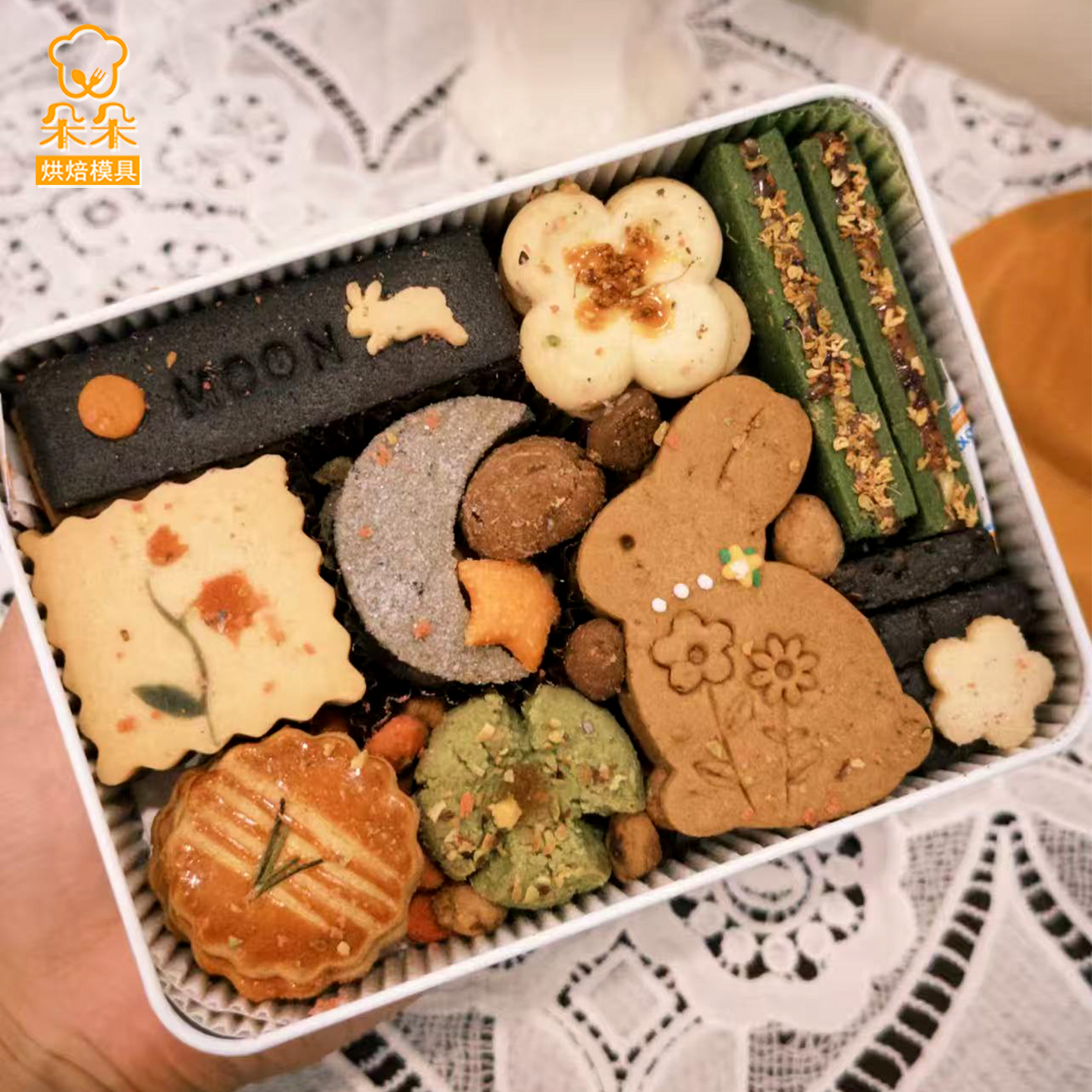 ins中秋兔子卡通饼干模具