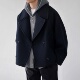 毛呢西装 外套2025秋冬百搭新款 休闲韩版 男士 潮流宽松短款 呢子大衣