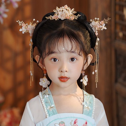 汉服发饰女儿童古风头饰女童