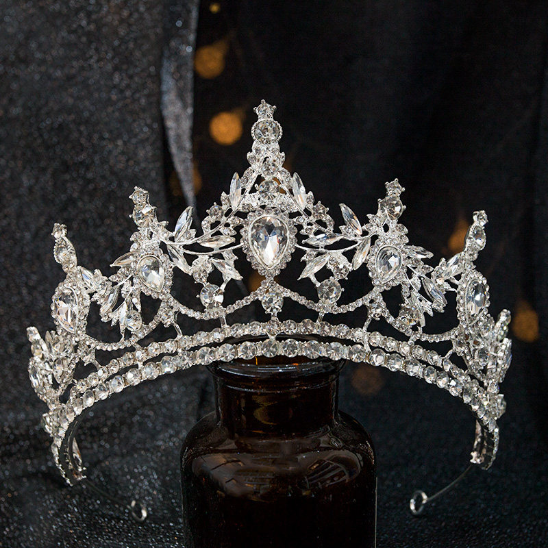 生日皇冠女神头饰儿童公主女童王冠高端大气发箍十八岁成人头冠仙