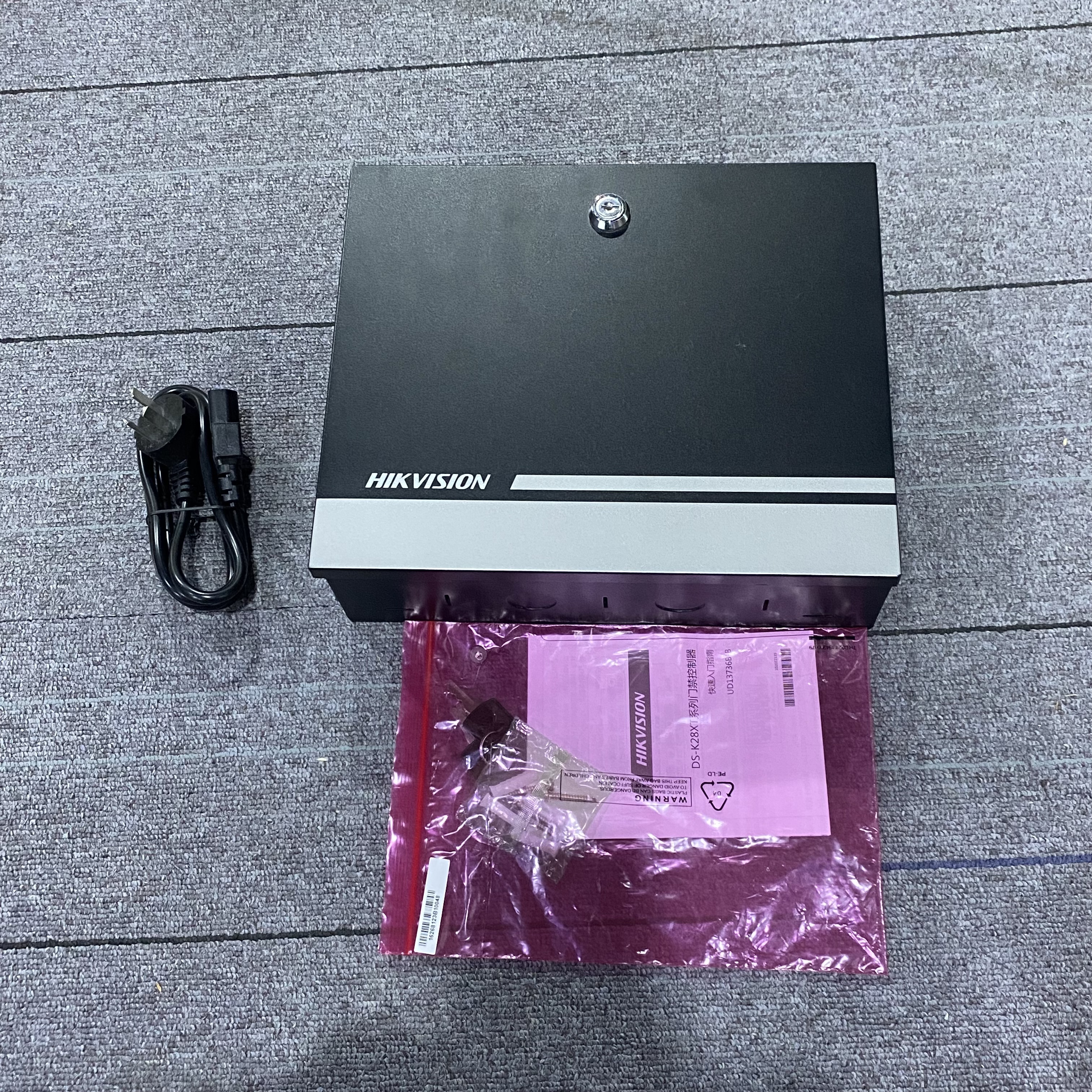 海康威视2802网络门禁控制器多门主机控制箱机箱电源盒+开关电源