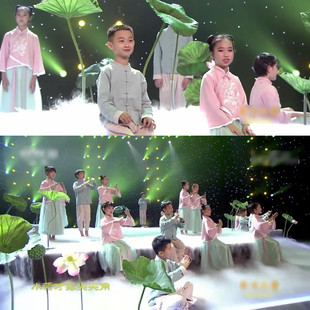 2025新款合唱服六一儿童新中式中国风小池演出服中小学生大合唱团