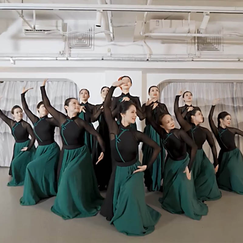 敕勒歌舞蹈服小莹老师同款游牧时光演出服少数民族蒙古舞练功服装