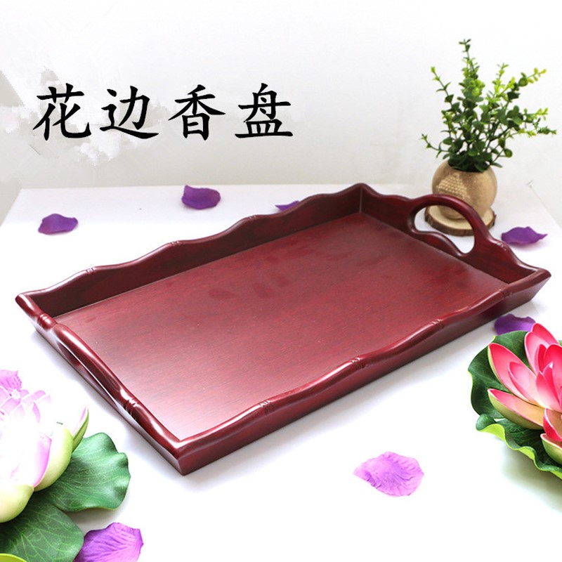 戒定真香香盘仿古铜香炉粉盅佛具香粉炉水陆法会托盘佛用品