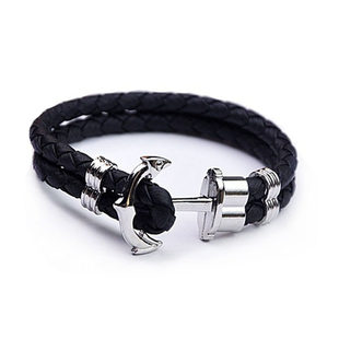 Fashionable men's leather rope bracelet couple accessories潮