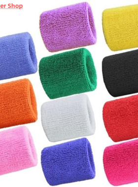 2pcs Sweatbands Wristband Tennis Squash Badminton Gym Footba