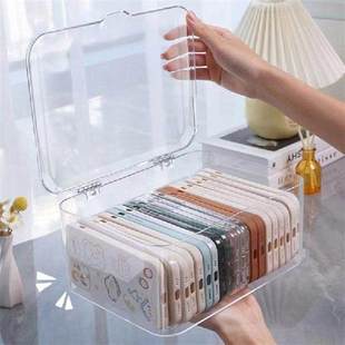 Case Organizer Storage Ins with Phone Box Cover Transparent