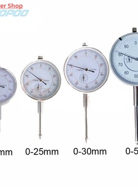 0-10/25/30mm Dial Indicator 0.01mm Resolution Gauge Shockpro