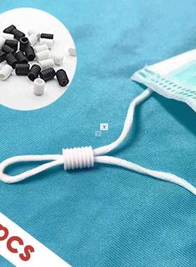 40# 50pcs Rope Cord Lock Plastic Stopper Cord End Toggle Cli