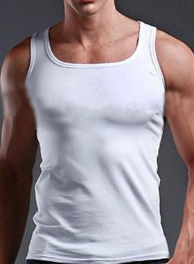 itness Muscle Sleeveless Singlet Top Vest Tank man's clo
